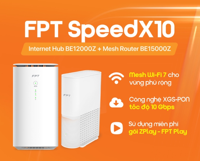 Gói FPT SpeedX10